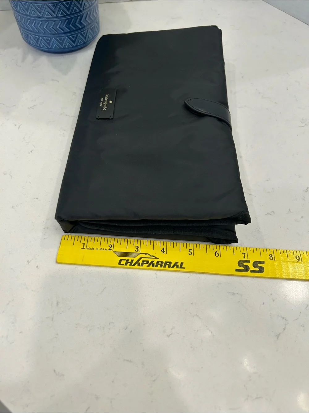kate spade Black Foldable Travel Changing pad